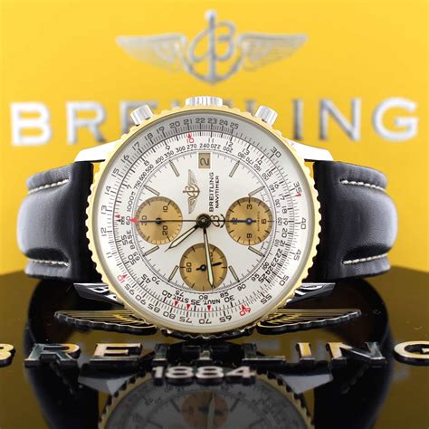 breitling chronometre navitimer steel gold|breitling navitimer price guide.